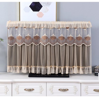 Fabric Door Curtain LED TV Dust Cover