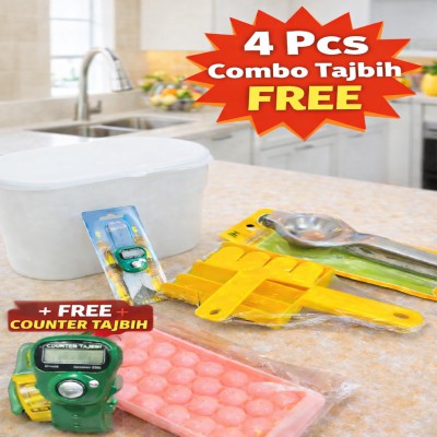 🔥 ৪ পিস কিচেন কম্বো অফার – সাথে একদম ফ্রি কাউন্টার তাজবিহ! 🔥