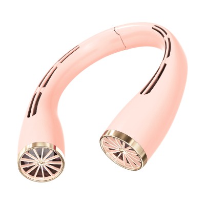 🔥 স্টাইলিশ USB রিচার্জেবল নেক ফ্যান | Stylish Rechargeable Neck Fan (Hands-Free Cooling, Dual Airflow)